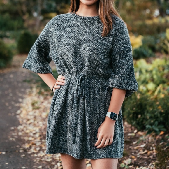 Knit Sweater Dress - Picture 1 of 6